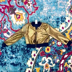 Shimmery Wonder Nation Polyester Jacket